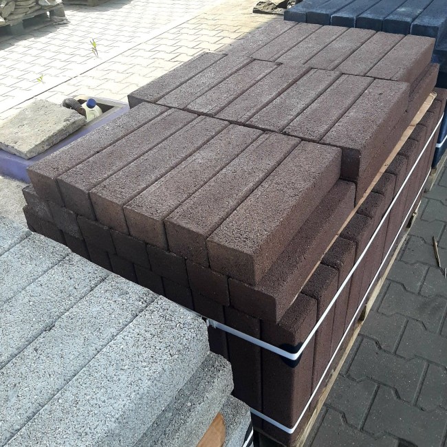 Palisada betonowa prostokątna