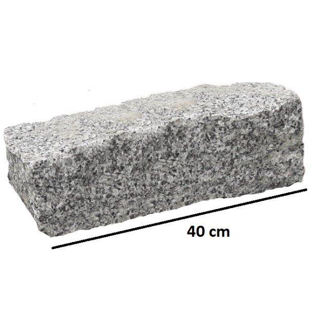 Palisada granitowa łupana